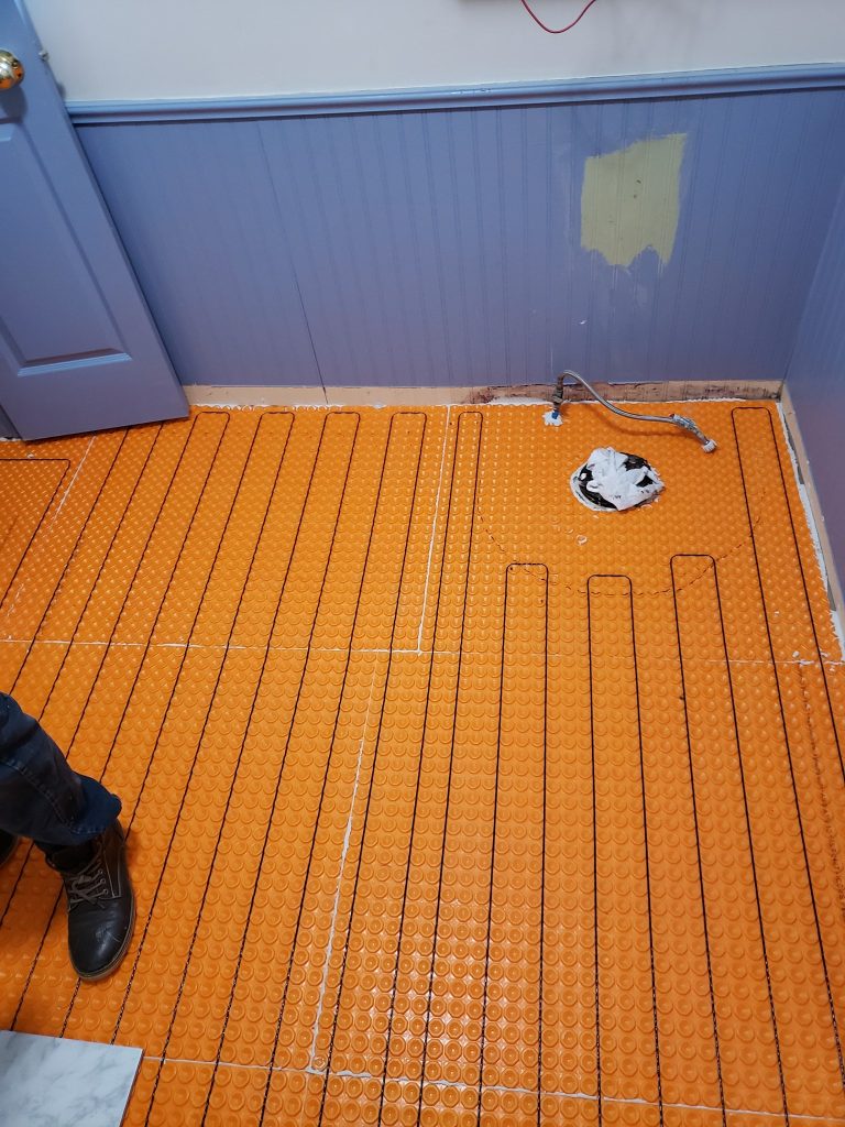 Bathroom Floor Heating in Saint John